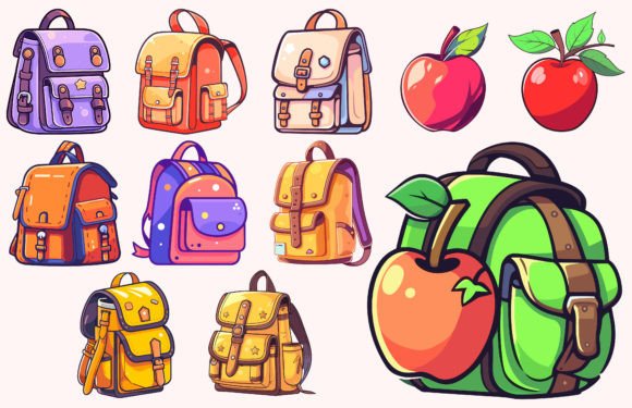 Back to School Backpack Vector Set: A Smart Design Asset for Educators, Creators & Marketers