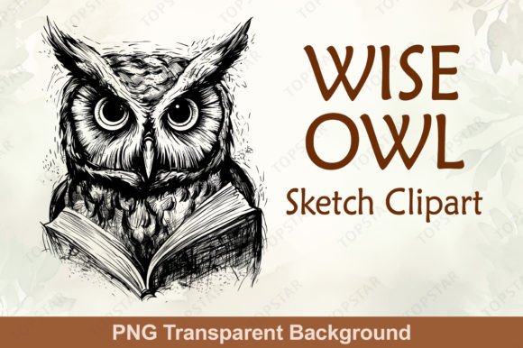 Back to School Clipart Wise Owl Graphic