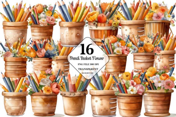 Back to School Pencil Box Clipart
