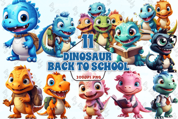 Dinosaur Back to School Sublimation