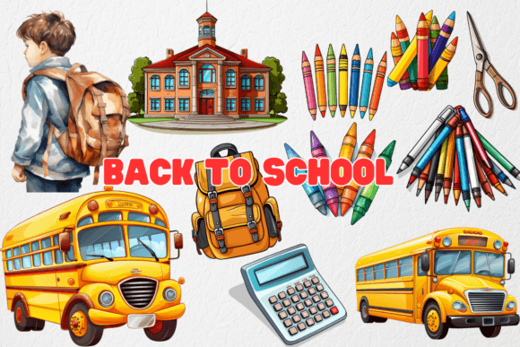 School Element Back to School Clipart
